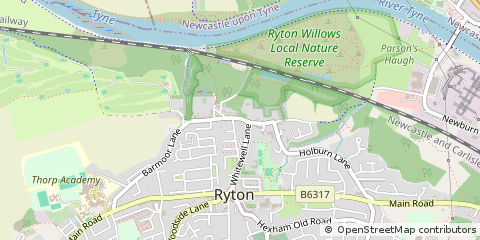 Map of Ryton