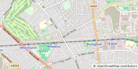 Map of Cardiff
