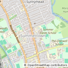 Map of Oxford, Oxfordshire