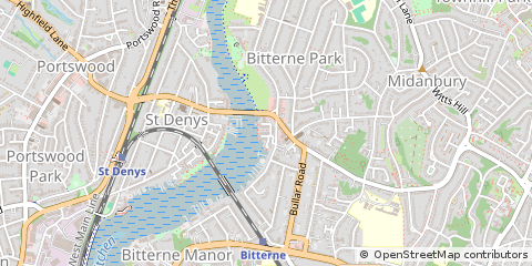 Map of Southampton