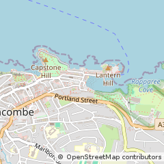 Map of Ilfracombe, Devon