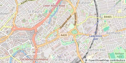 Map of Bristol