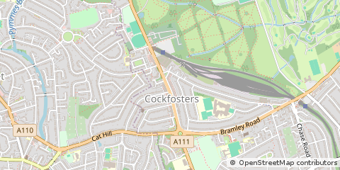 Map of Barnet, Hertfordshire