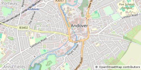 Map of Andover