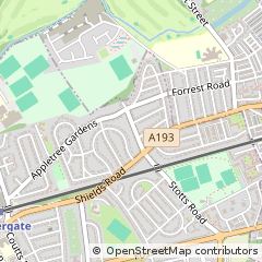 Map of Newcastle Upon Tyne
