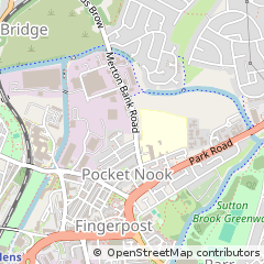 Map of Lancashire, Merseyside