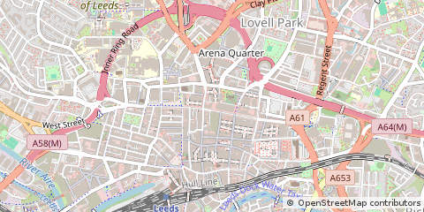 Map of Leeds