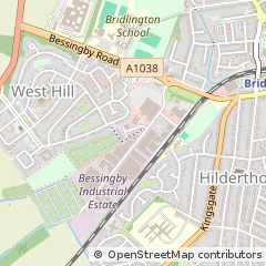Map of Bridlington, East Riding of Yorkshire