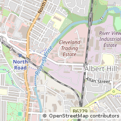 Map of Darlington, Co Durham