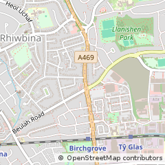 Map of Cardiff