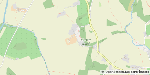 Map of Castle Frome, Herefordshire