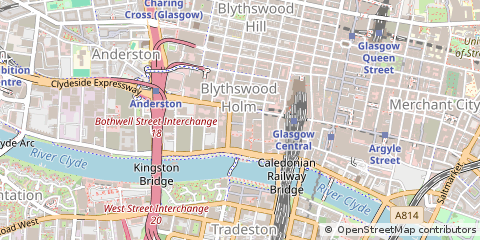 Map of Glasgow