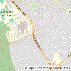 Map of Rotherham