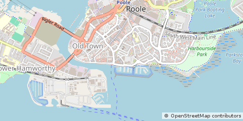 Map of Poole