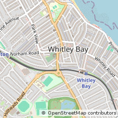 Map of Whitley BAY, Tyne & Wear