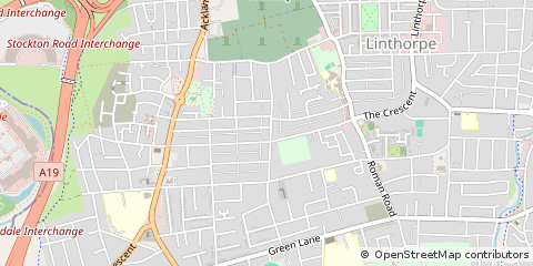 Map of Middlesbrough
