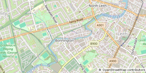 Map of Edinburgh