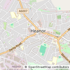 Map of Heanor, Derbyshire