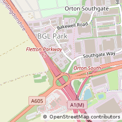Map of Peterborough