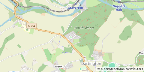 Map of Totnes, Devon