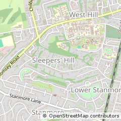 Map of Winchester