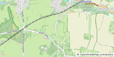 Map of Guildford, Surrey