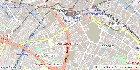Map of Birmingham