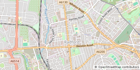 Map of Nottingham, Nottinghamshire