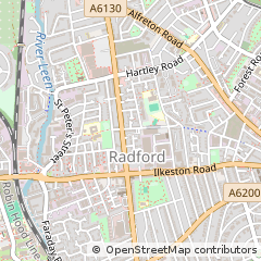 Map of Nottingham, Nottinghamshire