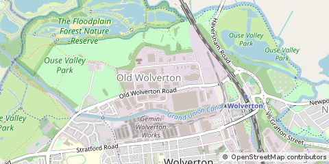 Map of Milton Keynes