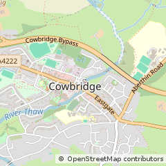 Map of Cowbridge, Vale of Glamorgan