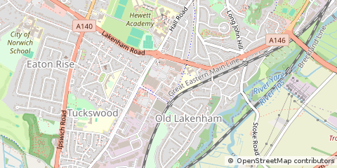 Map of Norwich, Norfolk