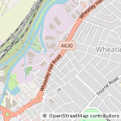 Map of Doncaster