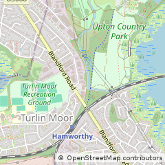 Map of Poole, Dorset