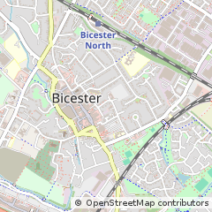 Map of Bicester, Oxfordshire