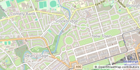 Map of Edinburgh