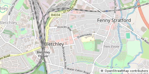 Map of Milton Keynes