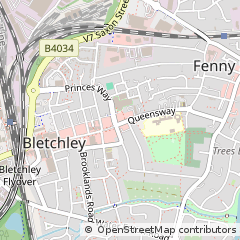 Map of Milton Keynes