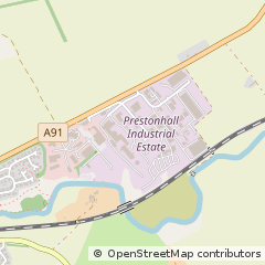 Map of Cupar, Fife