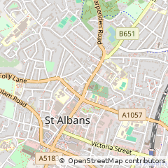 Map of ST Albans, Hertfordshire