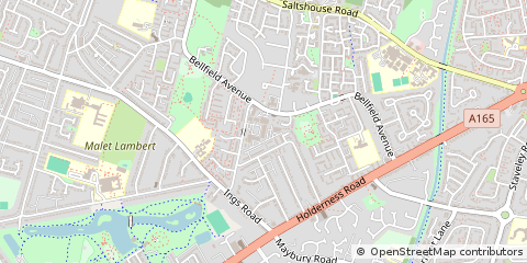 Map of Hull