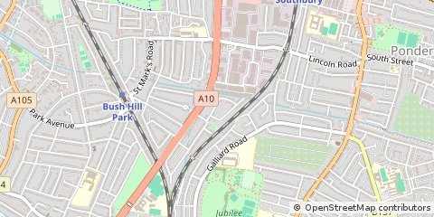Map of Enfield, Middlesex