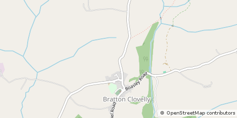 Map of Okehampton, Devon