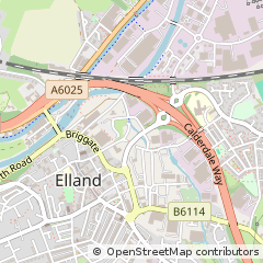 Map of Elland