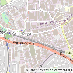 Map of Park Royal, London