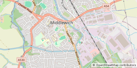 Map of Cheshire