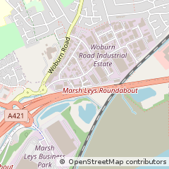 Map of Kempston, Bedfordshire