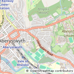 Map of Aberystwyth