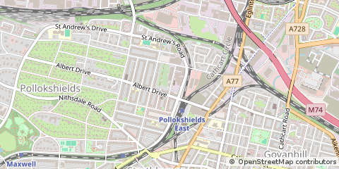 Map of Glasgow