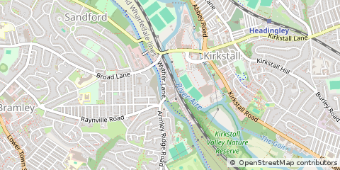 Map of Leeds